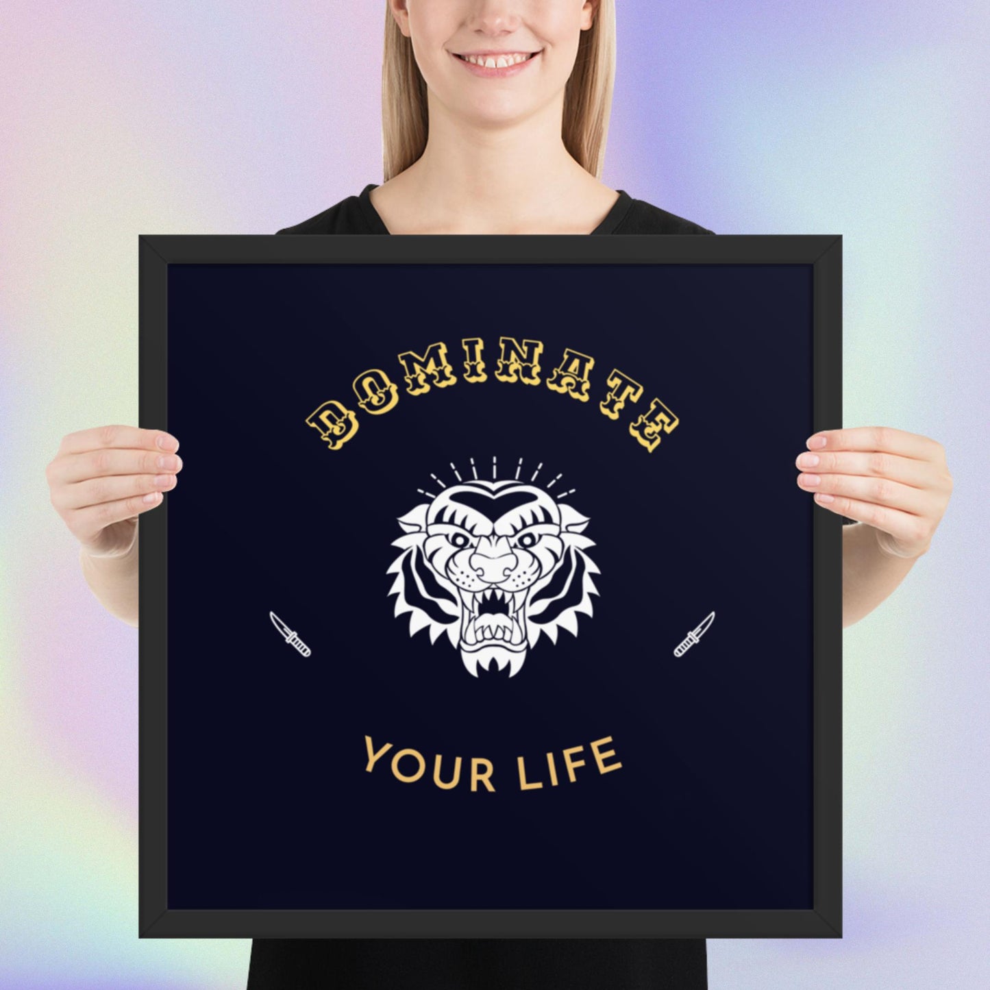 Dominate You Life Framed poster