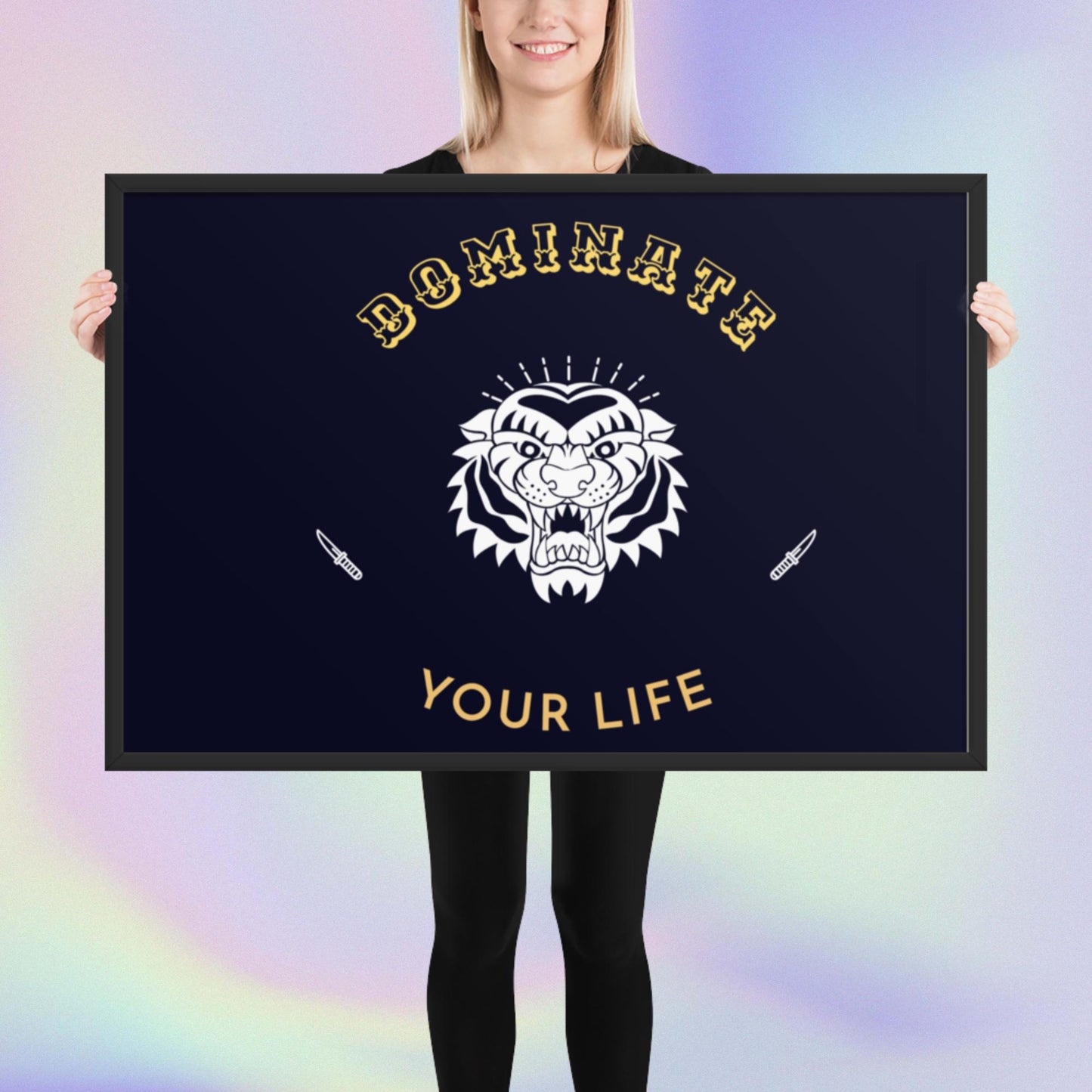 Dominate You Life Framed poster