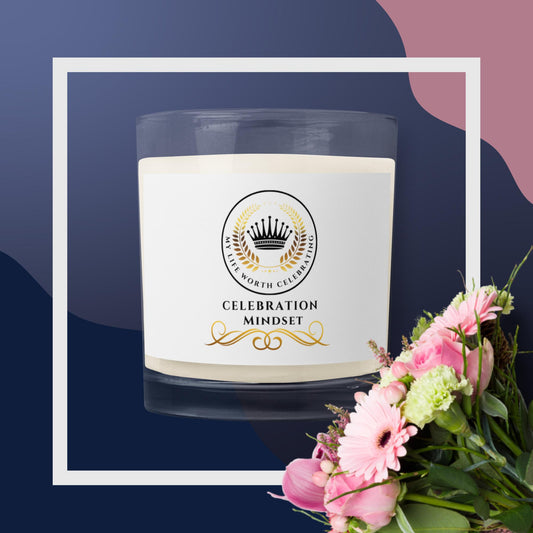 Celebration Mindset  jar soy wax candle
